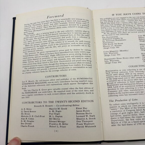 1965 Handbook of United States Coins R S Yeoman 22nd Edition Premium List - Picture 3 of 9